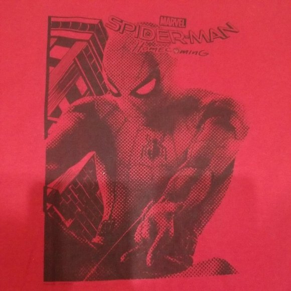 Marvel Comics Spider-Man Homecoming Red Black T-Shirt Size XXL - Picture 2 of 3